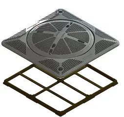 Grades e drenos de segurança para piscinas